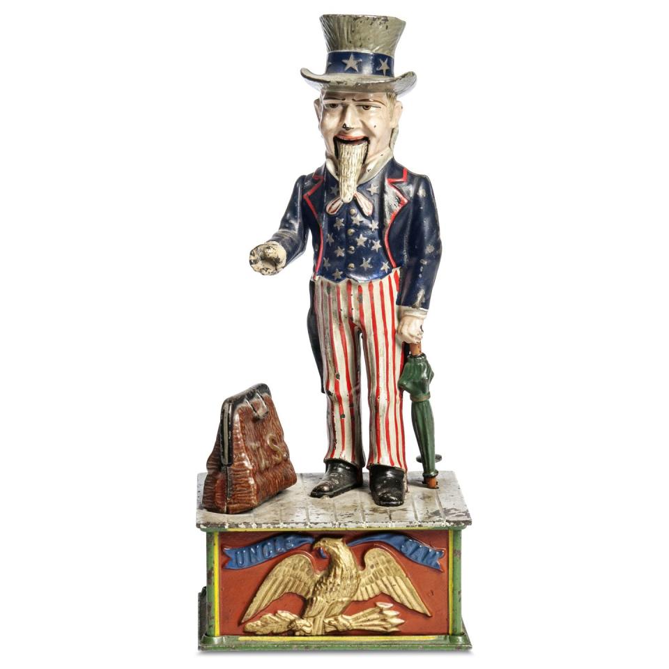 Cast-Iron "Uncle Sam" Mechanical Bank