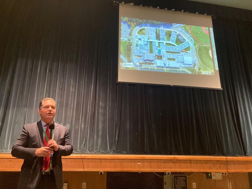 East Brunswick Superintendent of Schools Victor Valeski said the high school is "in need of attention or replacement."