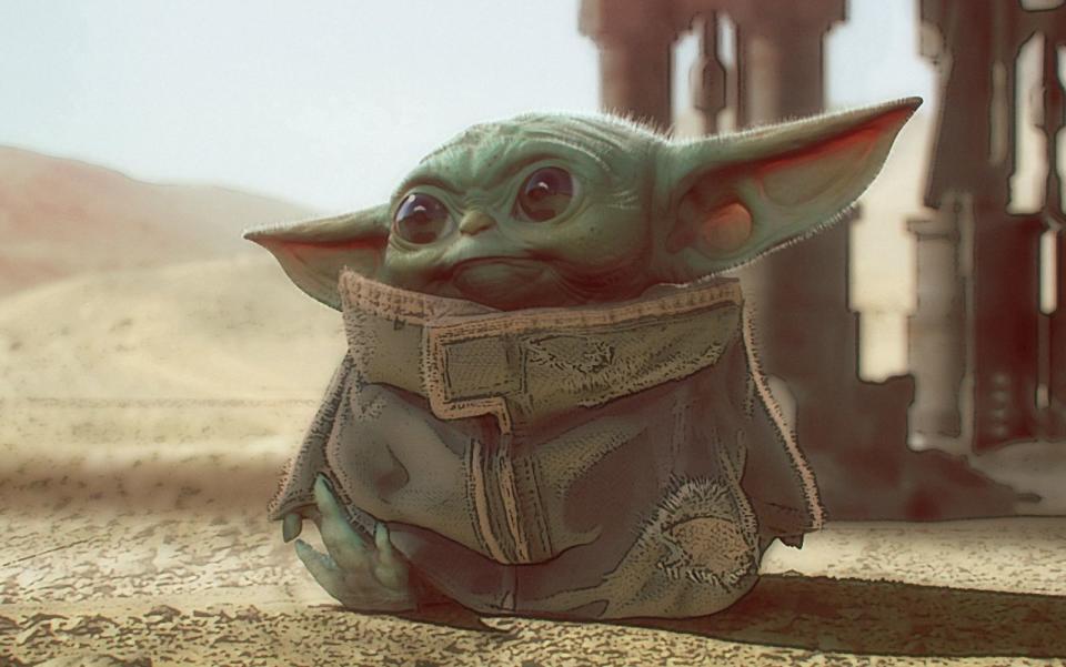 Wer sich übrigens immer gefragt hat, wie Meister Yoda in jungen Jahren ausgesehen haben könnte, bekommt in der "Star Wars"-Serie "The Mandalorian" eine Antwort. Wobei das von den Fans "Baby Yoda" getaufte Wesen lediglich zu selben Rasse gehört wie der schrumplige Jedi-Meister. (Bild: Twitter / John Favreau / Disney+)