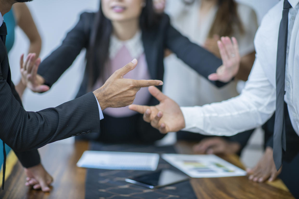 Are you more focused on protecting relationships or getting to a result? Workplace experts say this could dictate your conflict style on the job. (Photo: FatCamera/Getty)