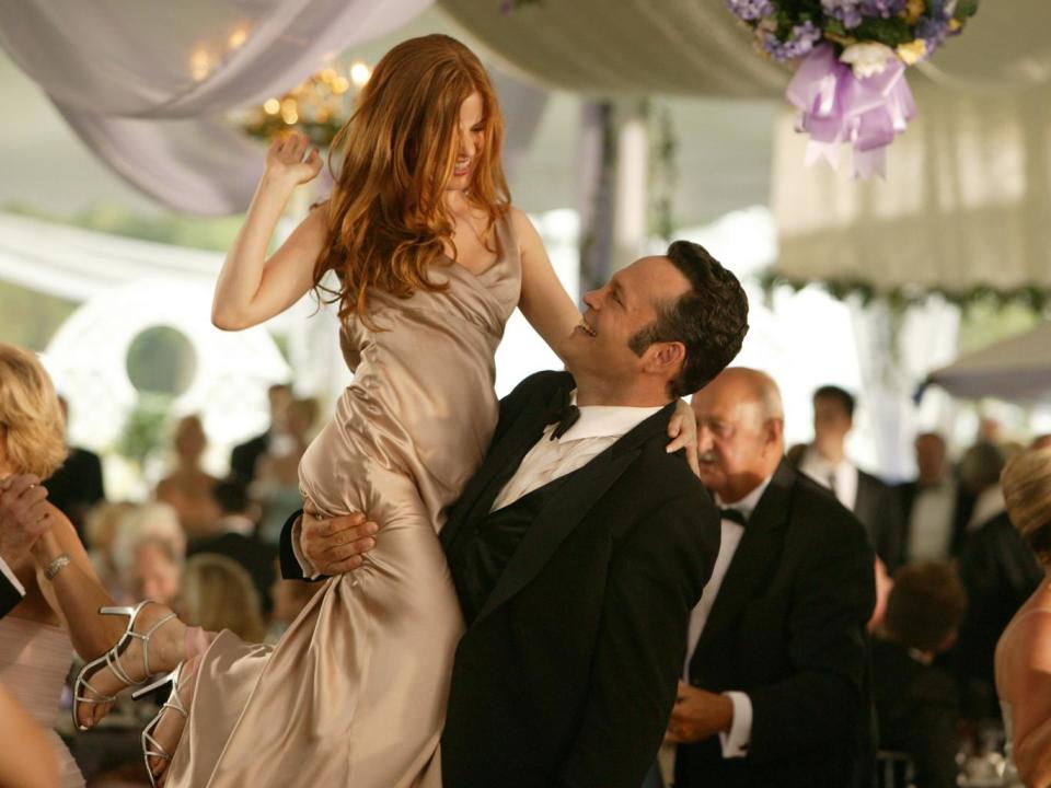 Isla Fisher and Vaughn in 'Wedding Crashers' (Rex Features)