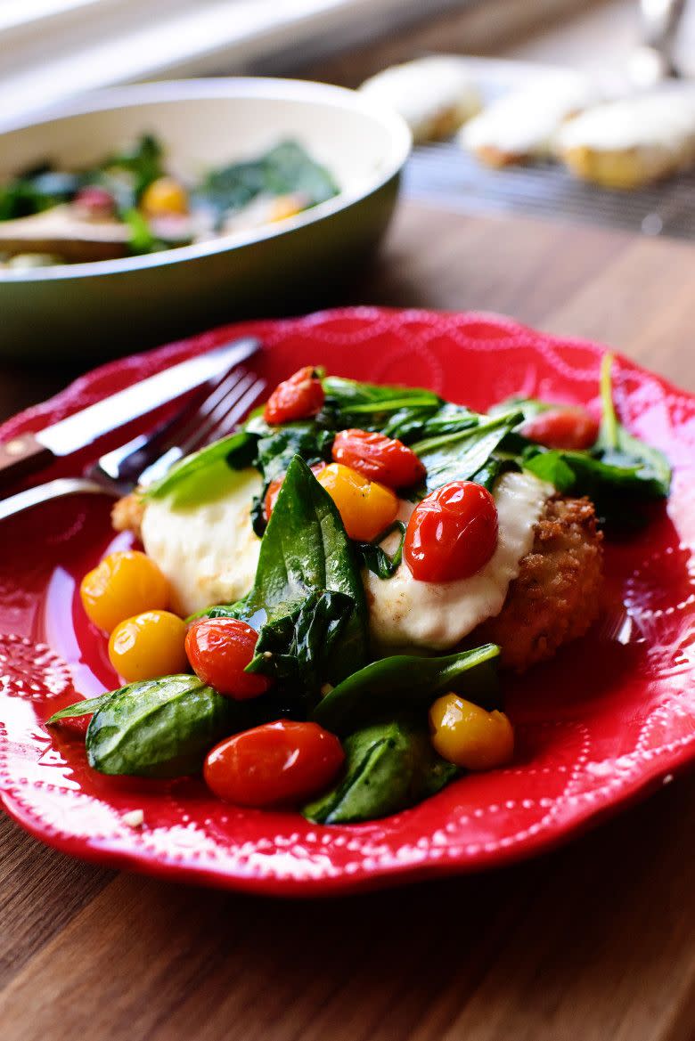 Crispy Chicken Florentine Melt