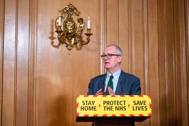 Chief scientific adviser Sir Patrick Vallance