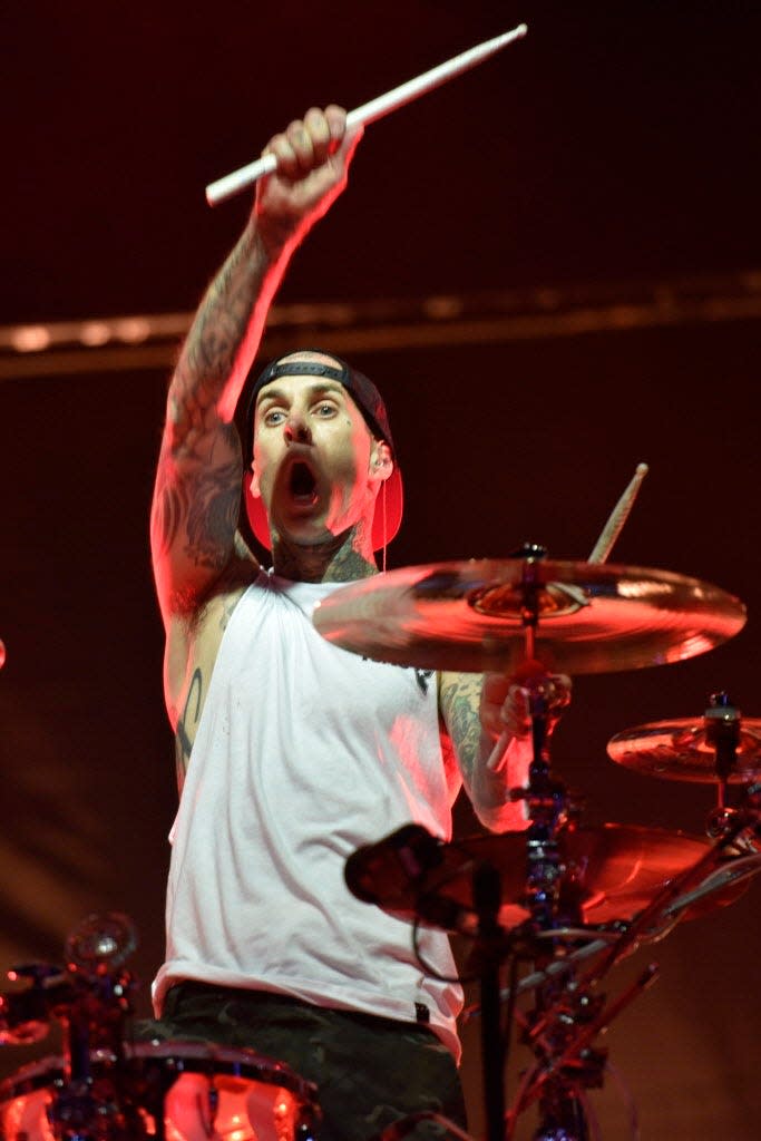 Travis Barker found commercial success with Blink-182 in the late 1990s-early 2000s. He's helping shepherd pop-punk back into the mainstream music scene, working with Machine Gun Kelly on chart-topping album "Tickets to My Downfall" and Willow Smith on "Transparentsoul."