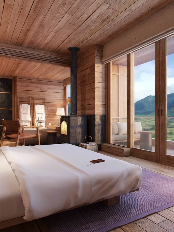 A lodge suite at Six Senses Gangtey. (Six Senses)