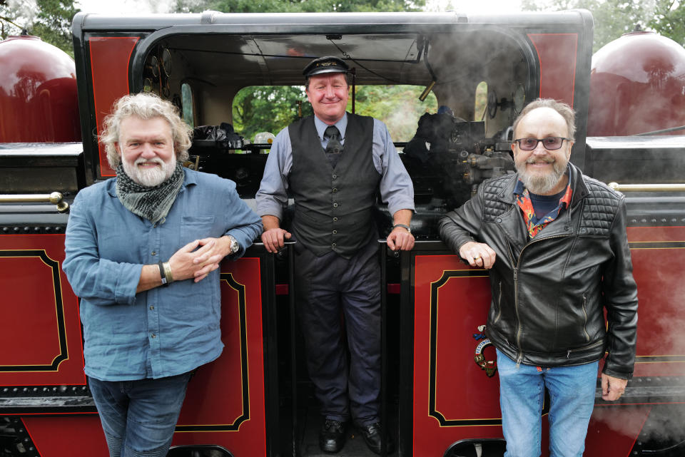 The Hairy Bikers Go West North Wales Welsh Highlands Railway ,Si King, Graham Bond, Dave Myers,