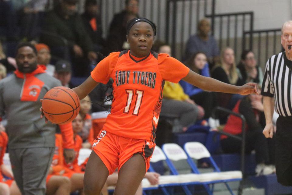 Mansfield Senior's Monetta Hilory has the Tygers looking for a repeat OCC title in 2023-24.