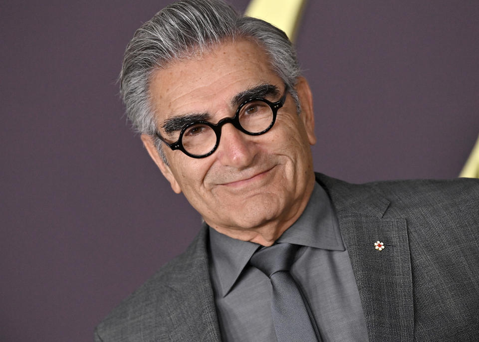 LOS ANGELES, CALIFORNIA - DECEMBER 19: Eugene Levy attends the Los Angeles Premiere of Netflix's 
