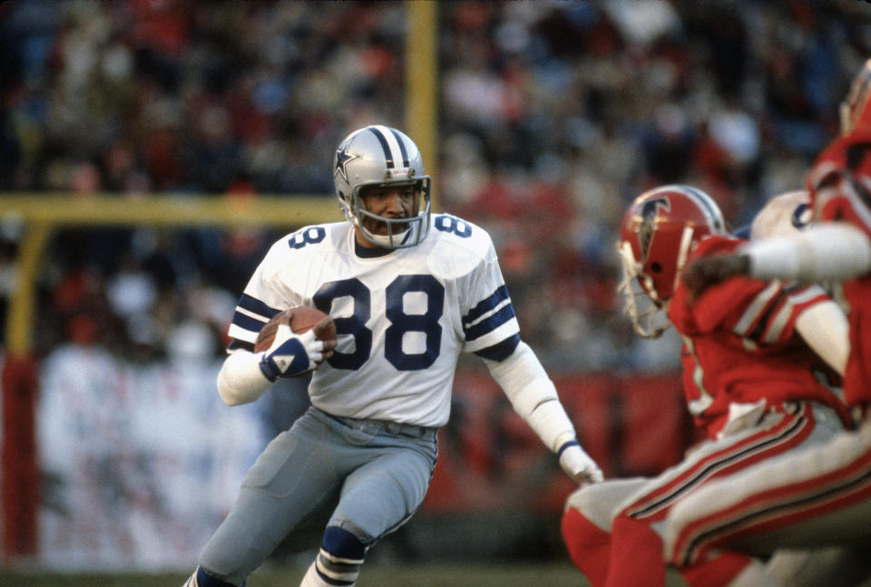 Drew Pearson is on the 1970s All-Decade Team as a wideout who starred with the Cowboys. (Getty Images) 