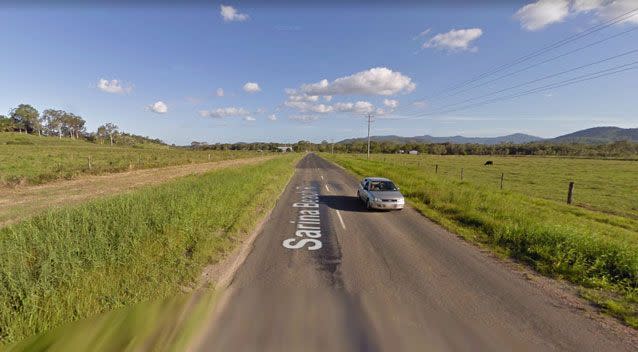 Police were notified of the incident off Sarina Beach Rd about 8.30pm on Saturday. Photo: Google Maps