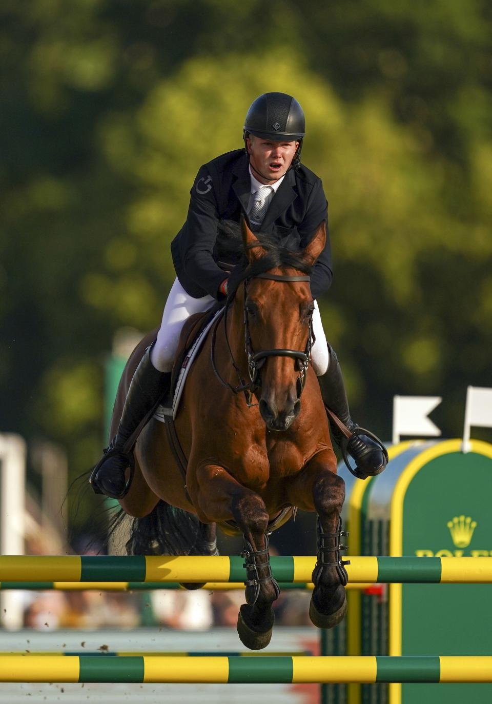 British showjumper Harry Charles qualified for the showjumping individual final in Tokyo. (PA Wire)