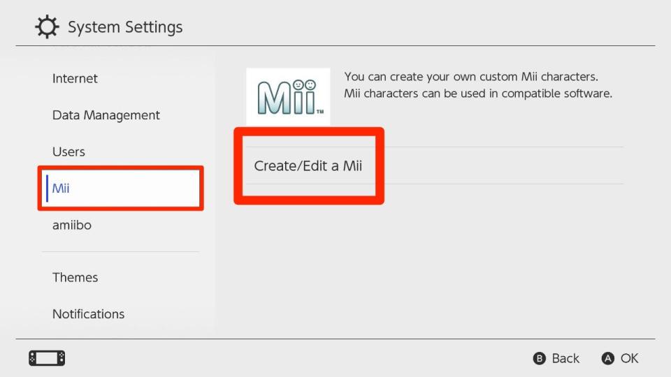 How to create a Mii on Nintendo Switch   2