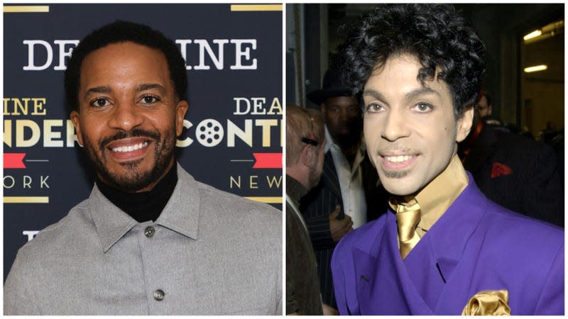 Andre Holland, left; Prince.