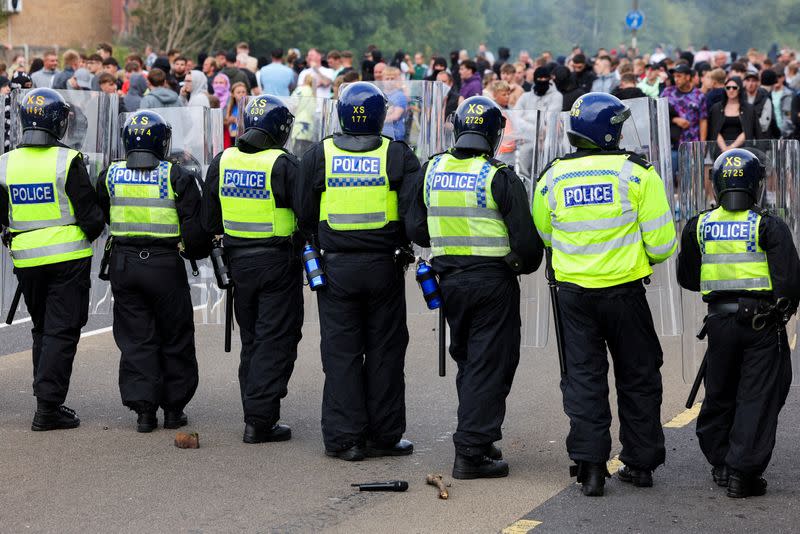 FILE PHOTO: Anti-immigration protests continue to take place around the UK