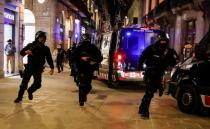 Protest against the closure of bars and gyms, amidst the coronavirus disease (COVID-19) outbreak, in Barcelona