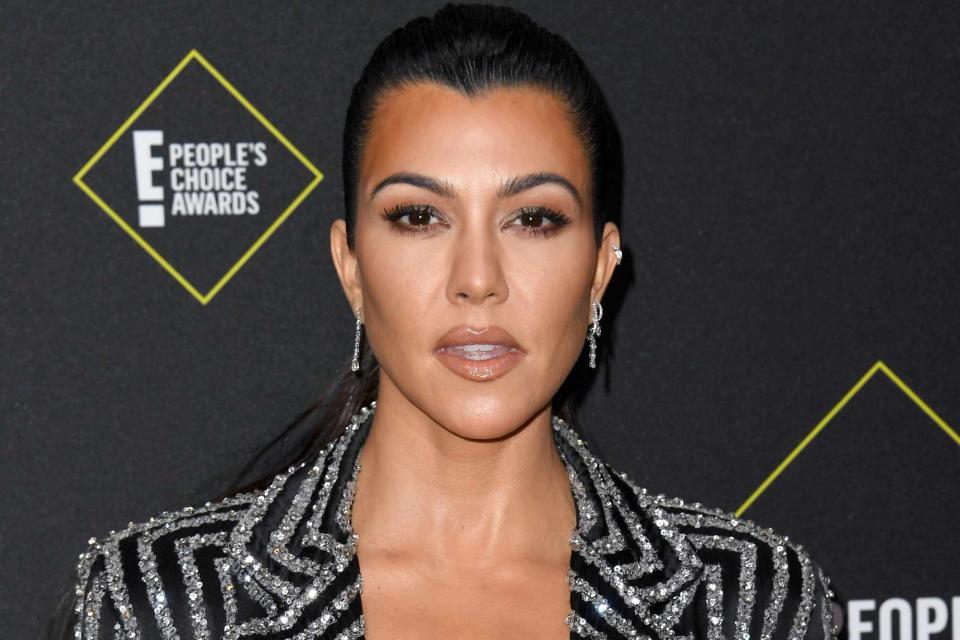 <p> Jon Kopaloff/FilmMagic</p> Kourtney Kardashian Barker attends the 2019 E! People