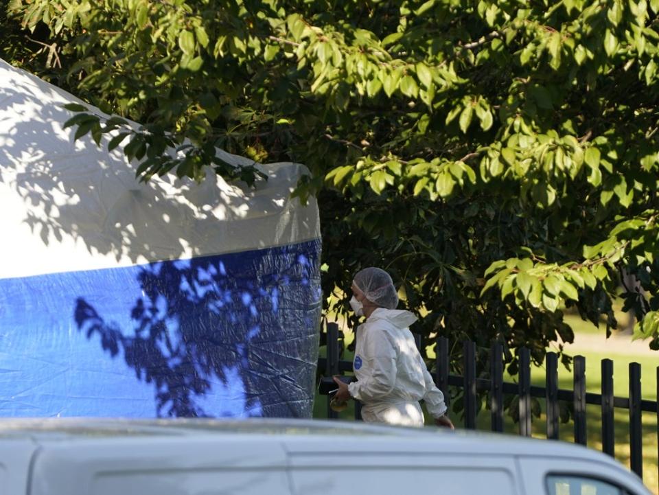 Forensic officers are continuing their inquiries (Danny Lawson/PA) (PA Wire)