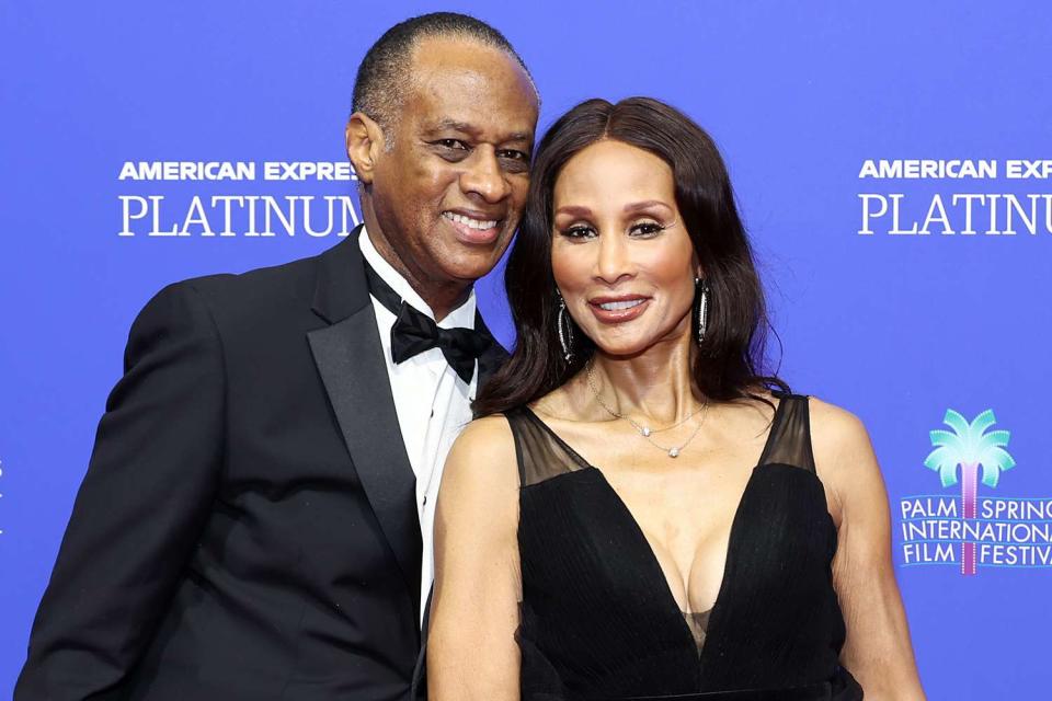 <p>Amy Sussman/Getty</p> Brian Maillian and Beverly Johnson attend the 34th Annual Palm Springs International Film Awards at Palm Springs Convention Center on January 05, 2023 in Palm Springs, California