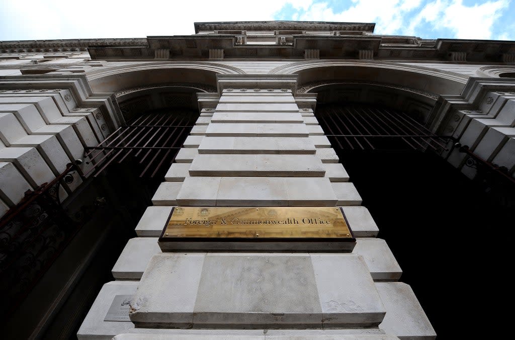 The Foreign Office in central London (Clive Gee/PA) (PA Archive)