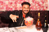 <p>DJ Pauly D enjoys the grand opening of Sugar Factory Philly in Philadelphia on Jan. 8.</p>