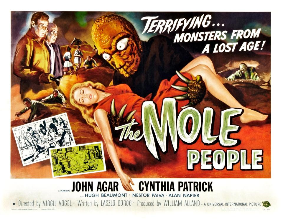 ‘The Mole People’ poster from 1956