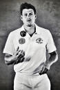 An uncapped all-rounder from Tasmania, Faulkner is a fiery left-armer quick and more than handy batsman.