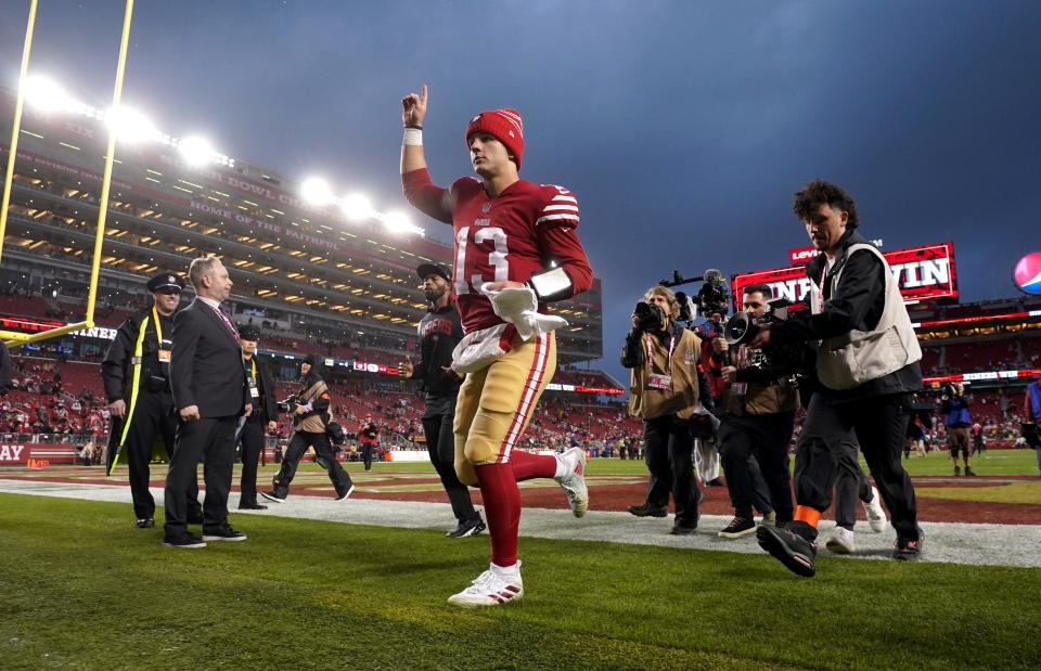 The 49ers have won seven consecutive games with Brock Purdy as starting quarterback.
