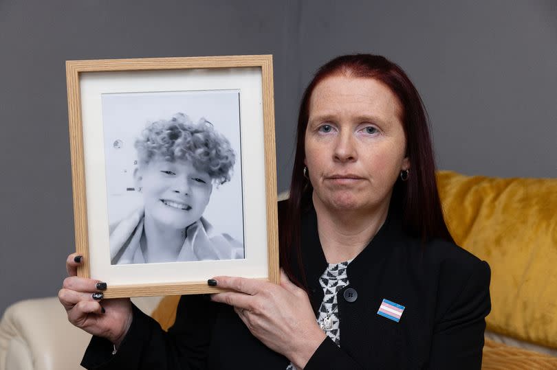 Samantha Millers, mother of Charlie Millers, at her home in Stretford -Credit:M.E.N.