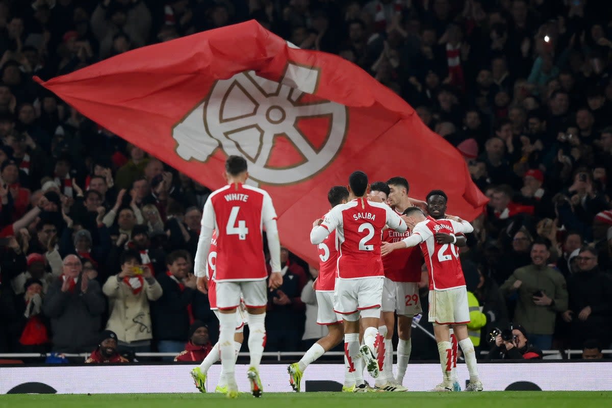 Arsenal were in rampant form on Saturday night (Getty Images)