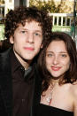 <p>The <em>Social Network</em> star and his partner <a rel="nofollow noopener" href="http://people.com/babies/jesse-eisenberg-welcomes-son-first-child/" target="_blank" data-ylk="slk:reportedly welcomed;elm:context_link;itc:0;sec:content-canvas" class="link ">reportedly welcomed</a> their first baby together, a baby boy. And in April, the parents ventured out with their new arrival in N.Y.C.</p>