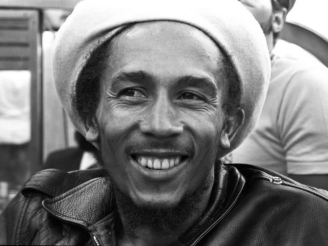 <p>Gijsbert Hanekroot/Redferns</p> Bob Marley in Amsterdam, Netherlands in 1976