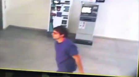 The suspect who shot a U.S. consular official in Guadalajara, Mexico is seen in this still image taken from January 6, 2017 security video footage released by the U.S. Embassy in Mexio. Unidentified source distributed by U.S. Embassy in Mexico/Handout via Reuters TV