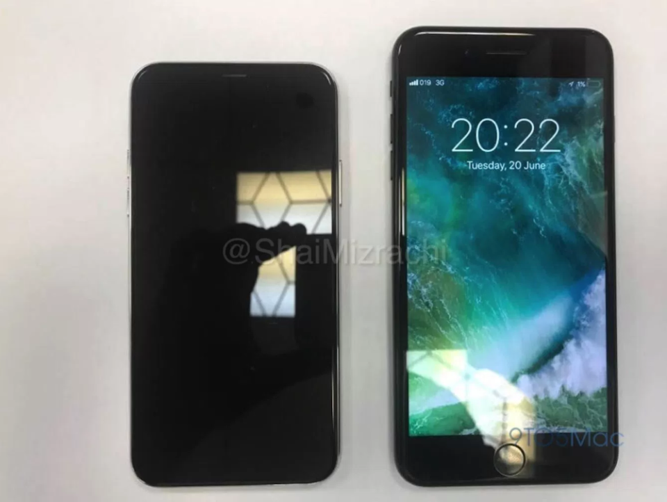 iPhone 8 再次曝光 與iPhone 7 Plus相比明顯小了一號