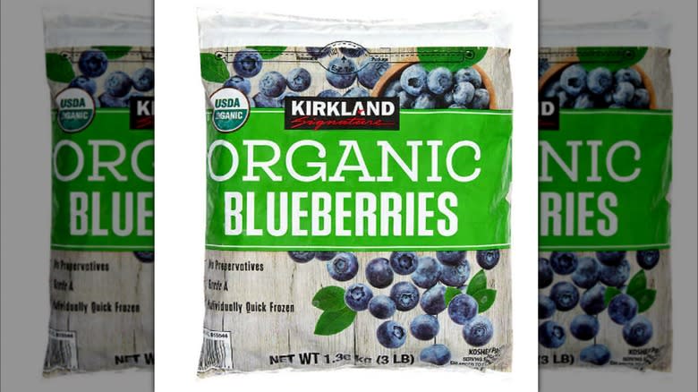 The frozen blueberries from Costco 