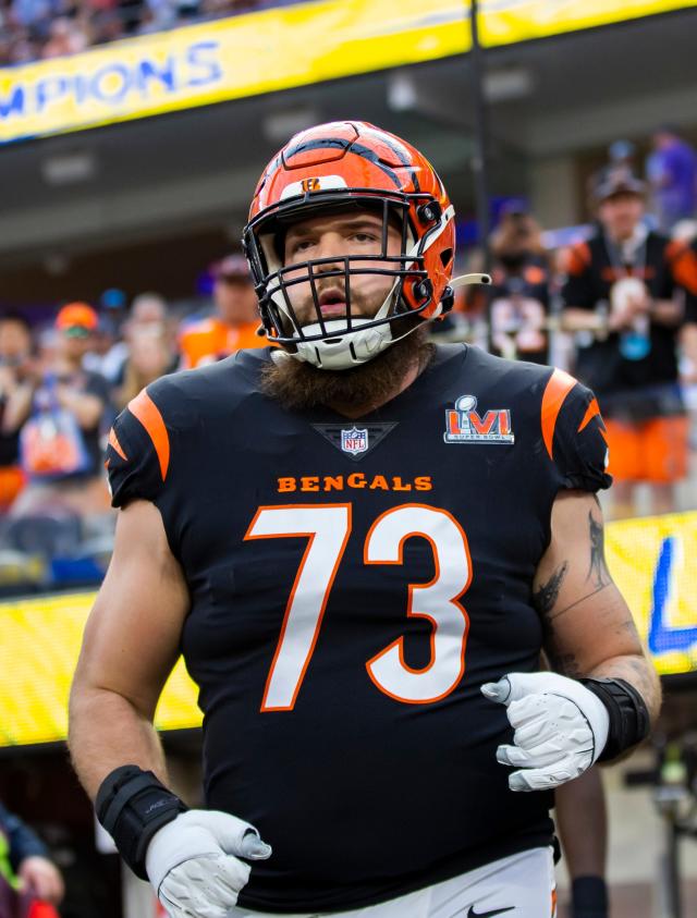 Cincinnati Bengals tackle Jonah Williams (73) and Cincinnati