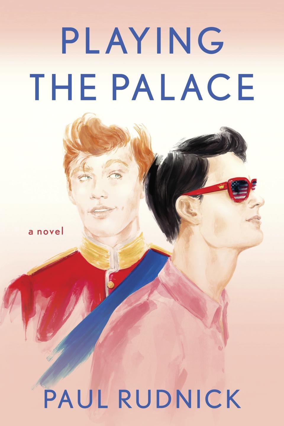 La portada de la nueva novela de Paul Rudnick, "Playing the Palace", en una imagen difundida por el sello editorial Berkley. (Berkley vía AP)