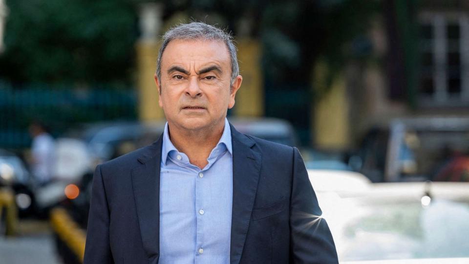 PHOTO: Former Renault Nissan CEO Carlos Ghosn walks near his house, Oct. 22, 2020, in Beirut, Lebanon. (Ammar Abd Rabbo/Abaca Press/Sipa USA via AP, FILE)