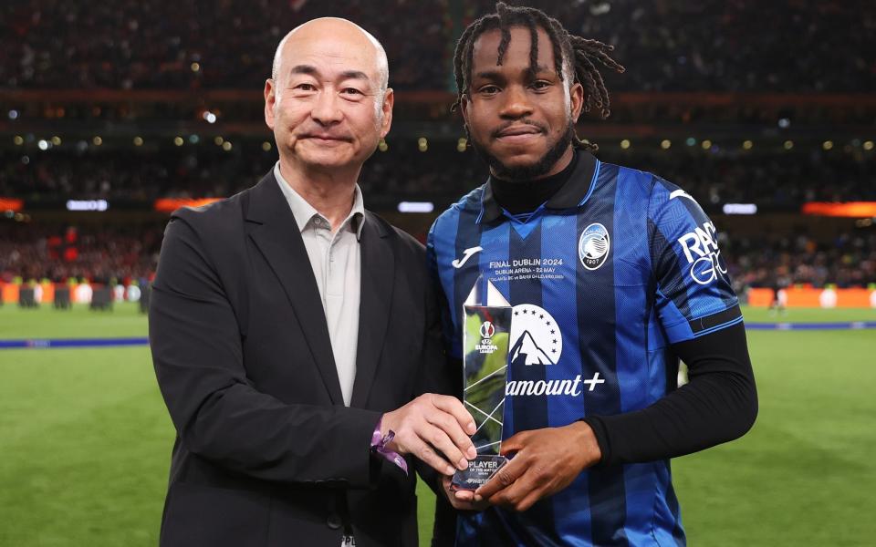 Ademola Lookman of Atalanta BC poses for a photograph