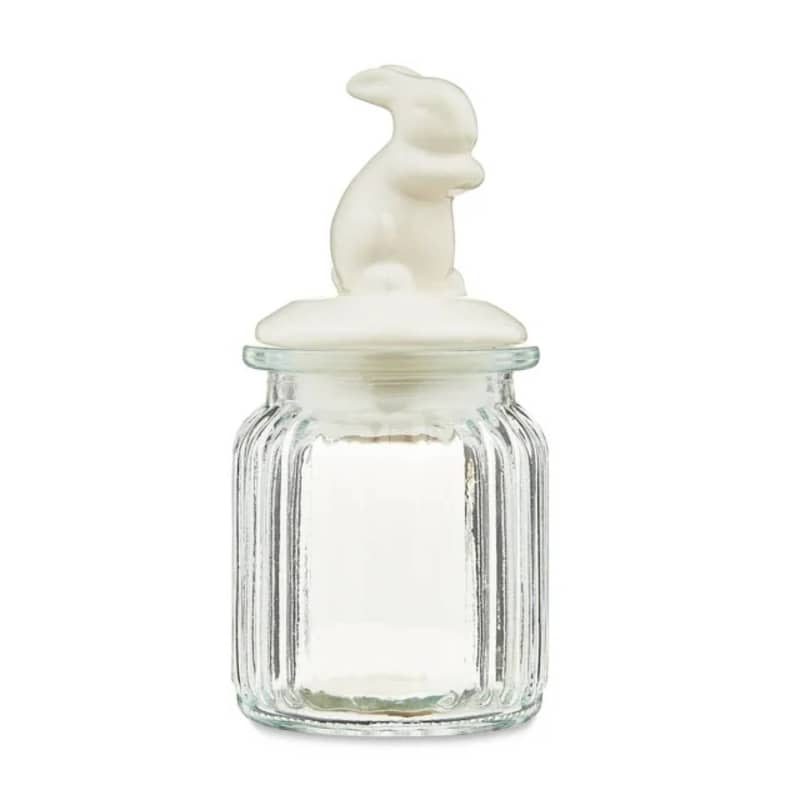 Easter Glass Bunny Jar