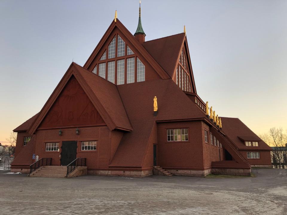 Kiruna Church, completed in 1912, will be moved to the new city center. (Photo: Laura Paddison)