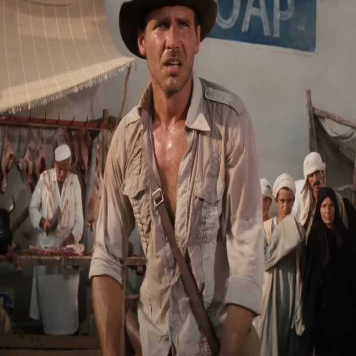 Indiana Jones looks exhausted