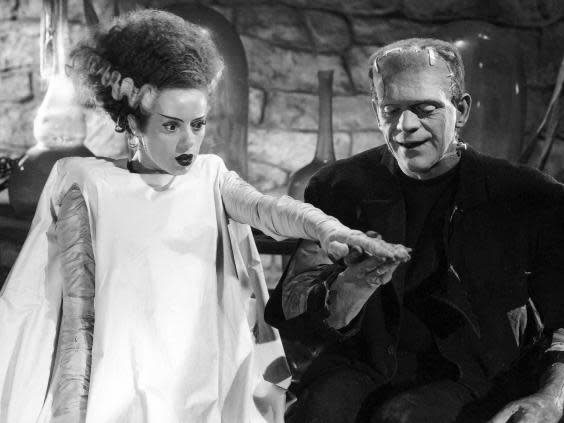 More sympathetic: Elsa Lanchester and Boris Karloff in ‘The Bride of Frankenstein’ (1935) (Universal/Kobal/Shutterstock)