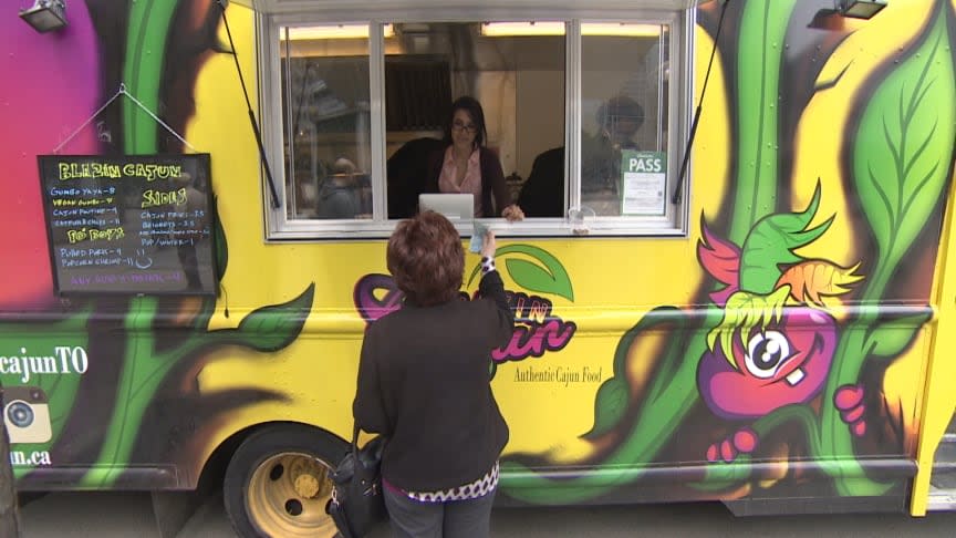 Stop by the King Streatery Food Truck Festival near the Kitchener Market on Sunday. (CBC - image credit)