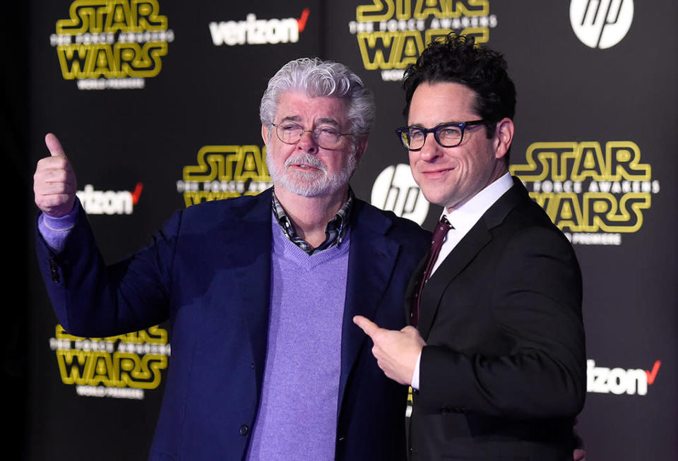 George Lucas and J.J. Abrams 