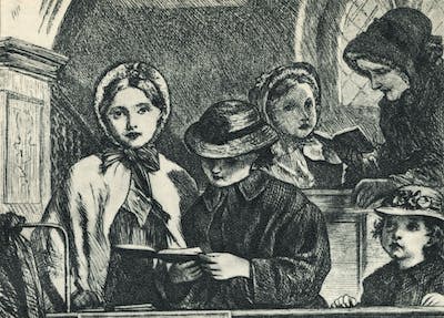 An illustration from an 1866 edition of hymn writer Isaac Watts’ ‘Divine and Moral Songs for Children.’ <a href="https://www.gettyimages.com/detail/news-photo/isaac-watts-woodcut-from-watts-s-divine-and-moral-songs-for-news-photo/1430999703?phrase=%22isaac%20watts%22&adppopup=true" rel="nofollow noopener" target="_blank" data-ylk="slk:Bridgeman/Culture Club/Hulton Archive via Getty Images;elm:context_link;itc:0;sec:content-canvas" class="link ">Bridgeman/Culture Club/Hulton Archive via Getty Images</a>