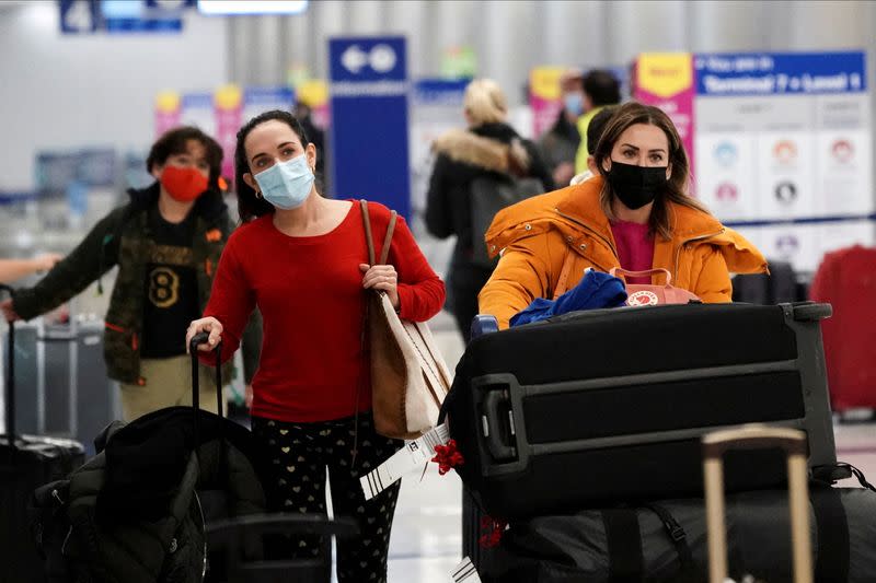 FILE PHOTO: Holiday season at LAX airport