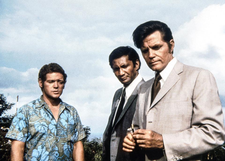 James MacArthur, Al Harrington, Jack Lord, ‘Hawaii Five-0’ - Credit: Everett Collection