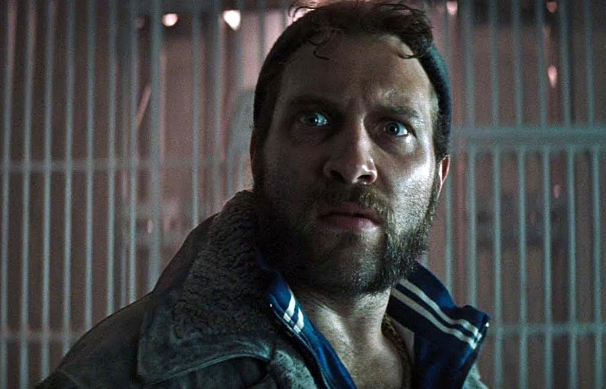 Jai Courtney as Captain Boomerang in Suicide Squad. 