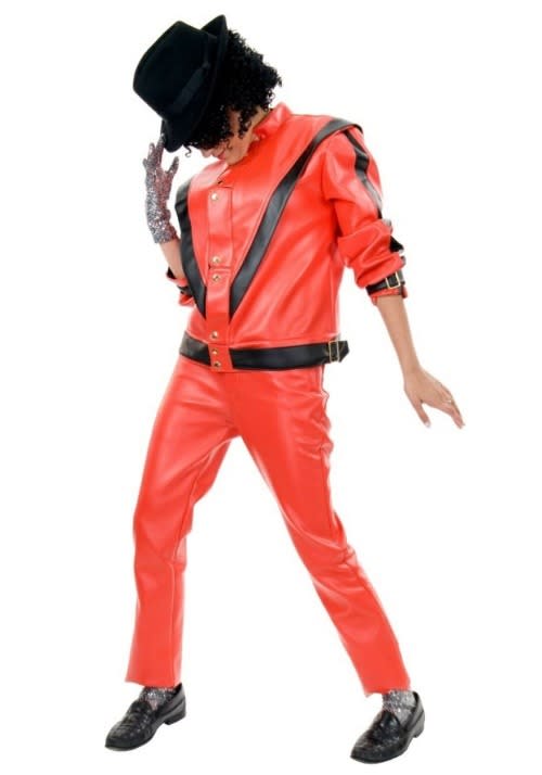 orange thriller jumpsuit costume