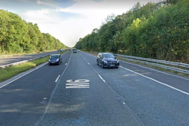 Two lanes are closed on the M6 after a lorry overturned <i>(Image: Google)</i>